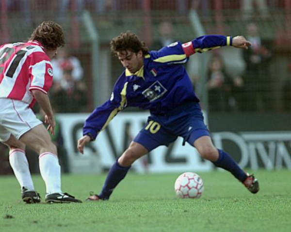 Kappa Juventus Turin Trikot 10 Alessandro Del Piero 1998/99 CL Auswärts Blau Herren L