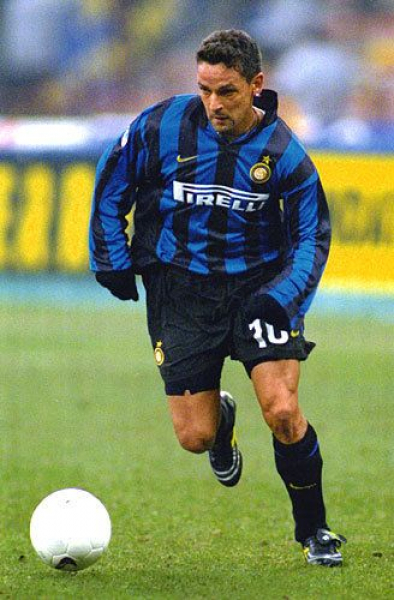 Nike Inter Mailand Trikot 10 Roberto Baggio 1998/99 CL Pirelli Herren XL