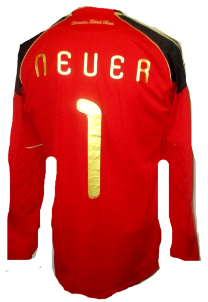 Adidas Deutschland Torwarttriikot 1 Manuel Neuer WM 2010 DFB rot Herren S