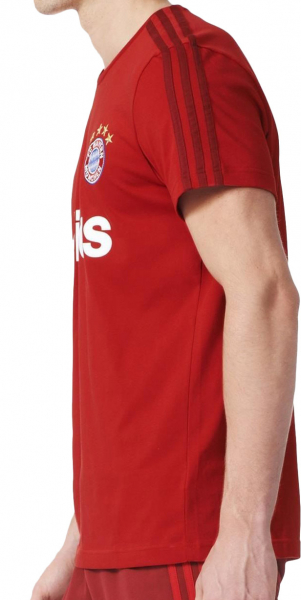 Adidas FC Bayern München Trikot 1976/78 Retro Heim Graphic rot retro T-shirt Herren M oder XL
