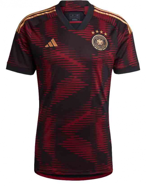 Adidas Alemania camiseta Copa del Mundo 2022 negro oro senor M