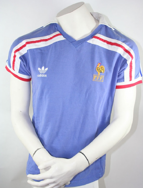 Adidas Frankreich Trikot 1986 WM Mexiko 1988 Euro Herren M