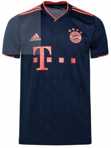 Adidas FC Bayern München Trikot 9 Robert Lewandowski 2019/20 Auswärts 3rd Marine blau Herren M