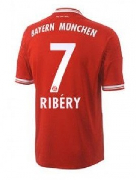 Adidas FC Bayern Munich jersey 7 Franck Ribery 2013/14 red cl winner Triple men's S/M or L & kids 140 cm