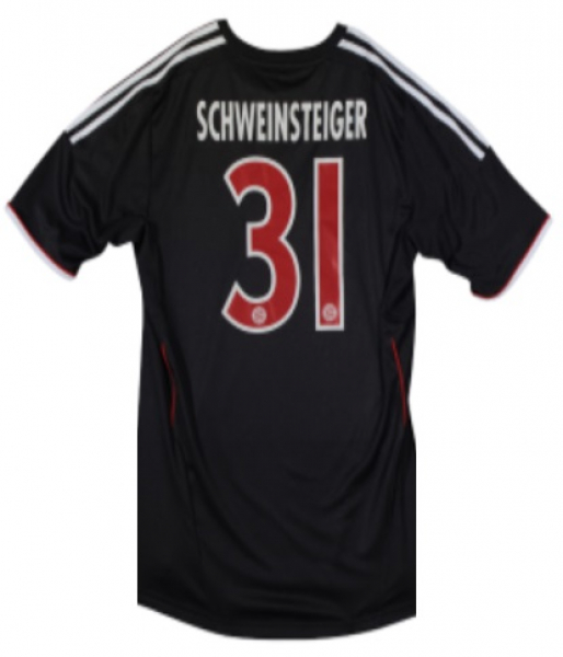 Adidas FC Bayern München Trikot 31 Bastian Schweinsteiger 2011/12 schwarz T-Com Herren L