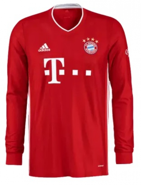 Adidas FC Bayern Munich jersey 18 Leon Goretzka 2020/21 home red longsleeve T-com men's M
