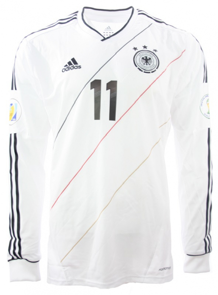 Adidas Deutschland Trikot 11 Miroslav Klose 2012-14 Quali Matchworn Formotion DFB Herren XL
