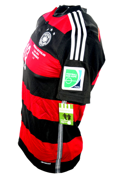 Adidas Alemania camiseta 19 Mario Götze copa del mundo 2014 rojo negro senor S-M 176cm