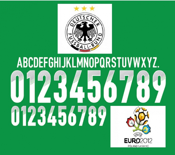 Adidas Deutschland Trikot 7 Bastian Schweinsteiger Euro 2012 auswärts DFB grün Herren S