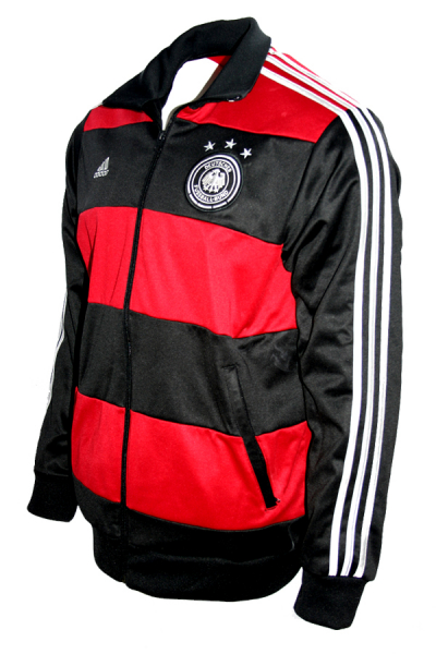 Adidas Deutschland Jacke 2014 Away Schwarz Rot TT DFB Neu Herren 2XL/XXL