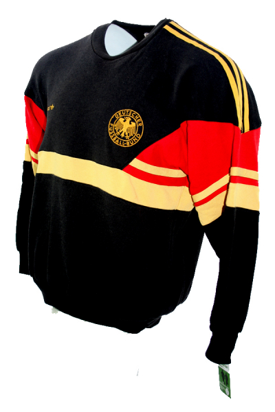 Adidas Deutschland Pullover WM 1986 Trainingssweatshirt Trikot Schwarz DFB Herren M