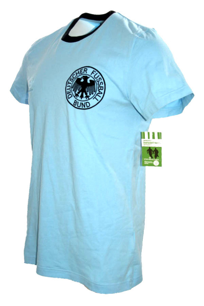 Adidas Originals Deutschland Trikot WM 1974 DFB Event 3rd Retro 1974 Weltmeister blau hellblau Herren M, L oder XL