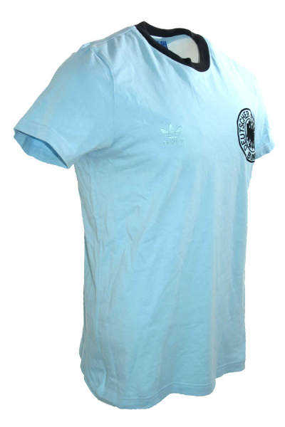 Adidas Originals Deutschland Trikot WM 1974 DFB Event 3rd Retro 1974 Weltmeister blau hellblau Herren M, L oder XL