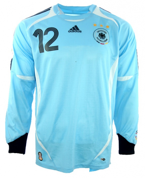 Adidas Deutschland Torwarttrikot 12 Oliver Kahn 2006 Heim WM DFB Herren S-M 176cm/M