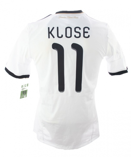 Adidas Germany Jersey 11 Miroslav klose 2010 Home DfB white men's XL & 176cm