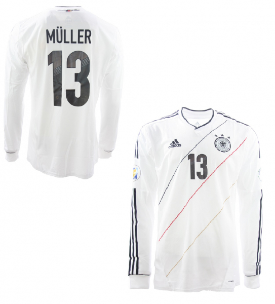 Adidas Alemania camiseta 13 Thomas Müller 2012-14 match worn Formotion senor XL