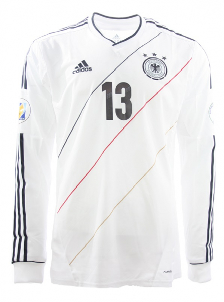 Adidas Alemania camiseta 13 Thomas Müller 2012-14 match worn Formotion senor XL