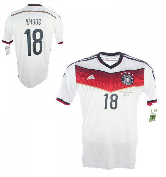 Adidas Deutschland Trikot 18 Toni Kroos WM 2014 DFB Heim Herren M oder XL