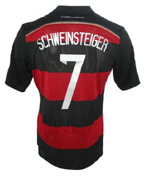 Adidas Deutschland Trikot 7 Bastian Schweinsteiger WM 2014 DFB Auswärts 4 Sterne Kinder 164 cm oder Herren XS
