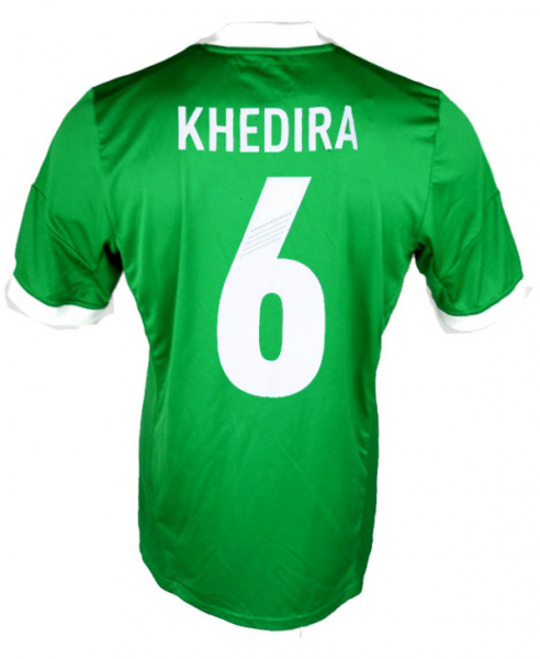 Adidas Alemania camiseta 6 Sami Khedira Euro 2012 verde señor S o L