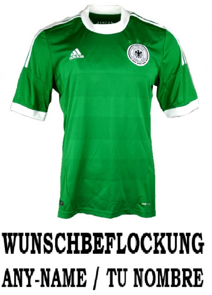 Adidas Deutschland Trikot Euro 2012 Away DFB Grün Herren 176cm/S/M/L/XL/XXL/XXXL