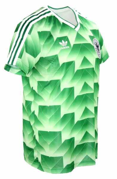 Adidas alemania camiseta copa mundial 1990 verde Away nuevo señor S/M/L/XL/XXL