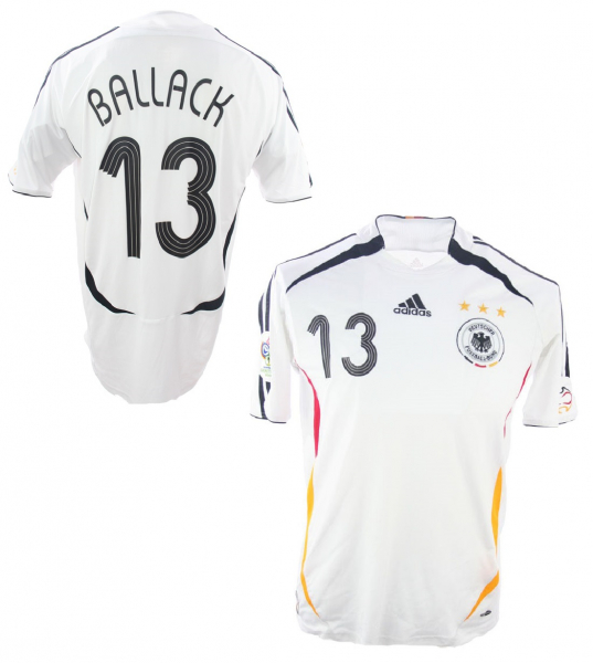 Adidas germany jersey 13 Michael Ballack World cup 2006 home men's S XL XXL/2XL or 176 cm / 152 cm/ 164 cm