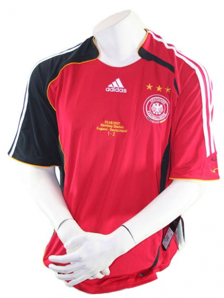 Adidas Alemania camiseta Wembley 2006 2007 roja nuevo senor XXL