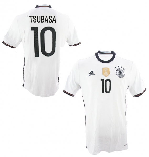 Adidas Alemania camiseta 10 Tsubasa Ozora Captain Euro 2016 blanco senor M