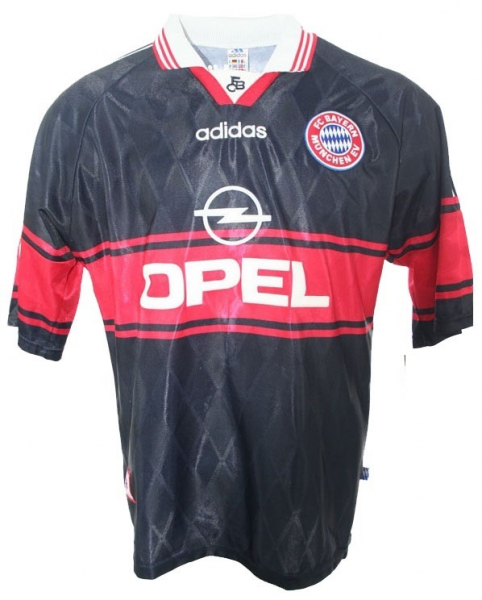 Adidas FC Bayern München Trikot 14 Mario Basler 1997-1999 Opel Herren S, M oder L