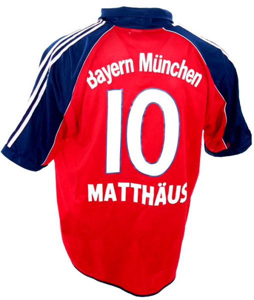 Adidas FC Bayern München Trikot 10 Lothar Matthäus 1999-2001 CL Sieger Heim Herren XXL