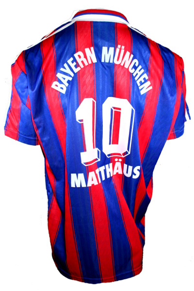Adidas FC Bayern München Trikot 10 Matthäus 1995/96 Opel NEU Herren XL