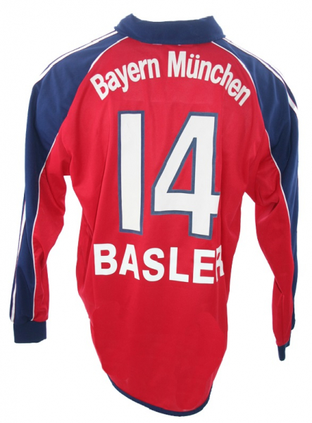 Adidas FC Bayern München jersey 14 14 Super Mario Basler match worn Equipment opel men's XL