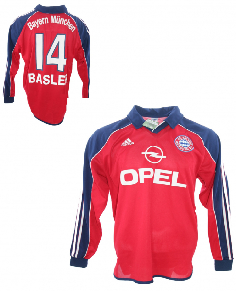 Adidas FC Bayern München jersey 14 14 Super Mario Basler match worn Equipment opel men's XL