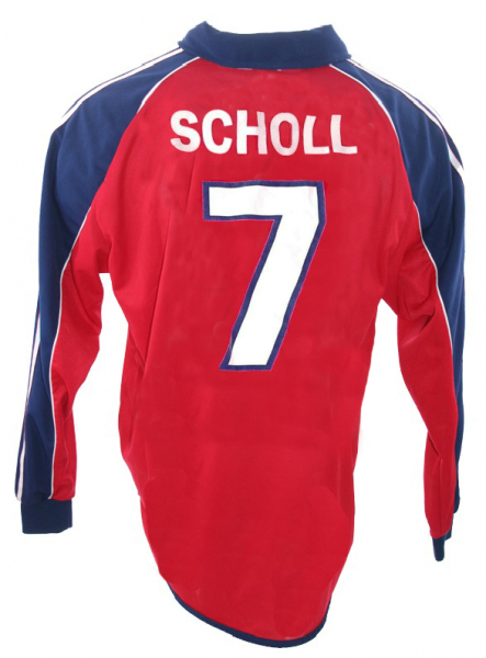 Adidas FC Bayern Munich jersey 7 Mehmet Scholl 1999/2001 match worn Champions League Opel Equipment men's XL