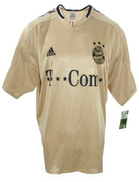Adidas FC Bayern München Trikot 8 Thorsten Frings 2004/05 Gold Herren XXL