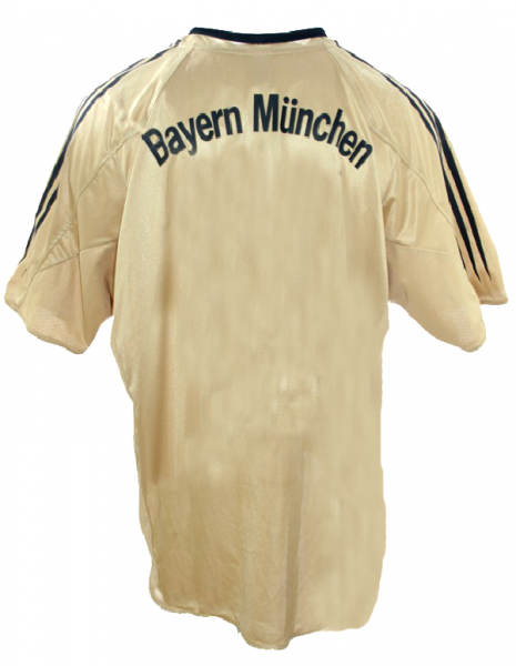 Adidas FC Bayern München Trikot 2004/06 Gold T-Com Herren S/M/L/XL/2XL & 176 cm