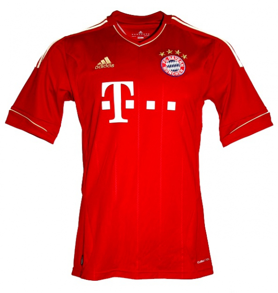 Adidas FC Bayern München Trikot 33 Mario Gomez 2012/13 CL Triple rot & gold Finale Herren M
