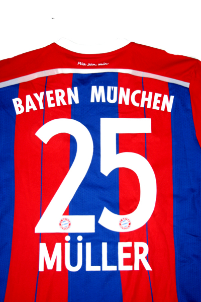 Adidas FC Bayern München Trikot 25 Thomas Müller 2014/15 Heim Neu Herren M oder XL
