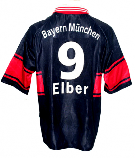 Adidas FC Bayern Munich jersey 9 Giovane Élber 1997/98 Opel men size S, M, L or XL