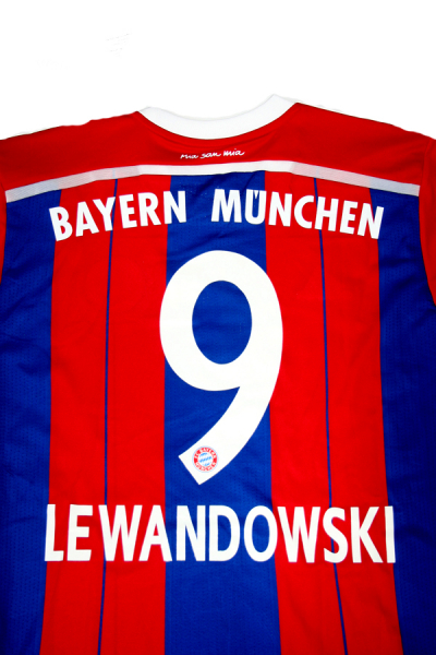 Adidas FC Bayern München Jersey 9 Robert Lewandowski 2014/15 new men's M or L