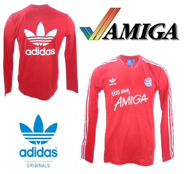 Adidas Originals FC Bayern München Trikot 1988/89 Kiss me Amiga Neu Herren S