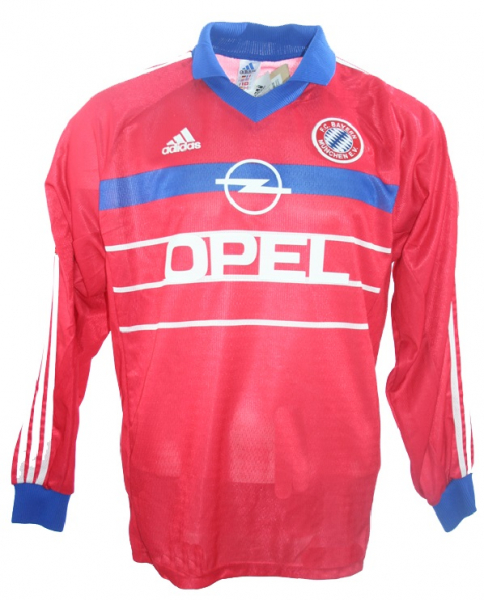 Adidas FC Bayern München Trikot 7 Mehmet Scholl 1997-1999 rot Opel Neu Herren XL