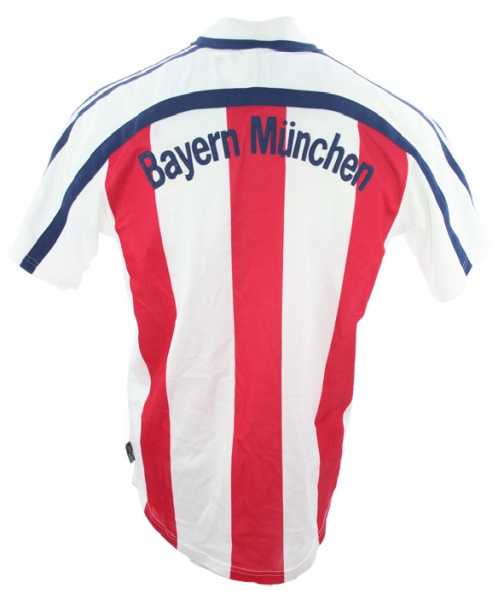 Adidas FC Bayern München Trikot 2000/01 CL sieg away Opel weiß rot Herren S & Kinder 140 cm