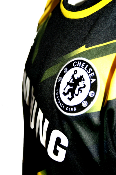 Adidas FC Chelsea London Trikot 8 Frank Lampard 2012/13 matchworn Schwarz Herren XL