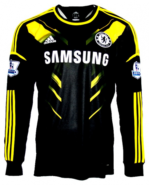 Adidas FC Chelsea London Trikot 8 Frank Lampard 2012/13 matchworn Schwarz Herren XL