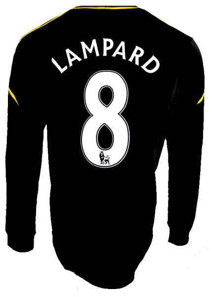 Adidas FC Chelsea London Trikot 8 Frank Lampard 2012/13 matchworn Schwarz Herren XL