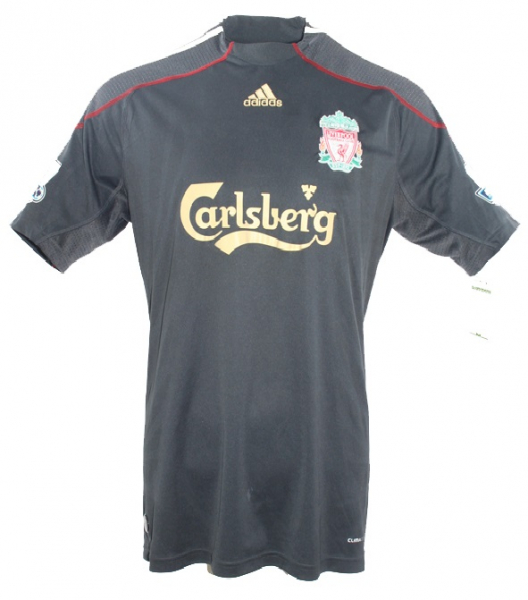 Adidas FC Liverpool camiseta 9 Fernando Torres 2009-10 negro senor XL