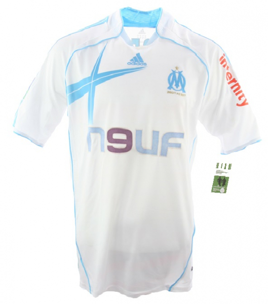 Adidas Olympique Marseille Trikot 7 Franck Ribery 2006/07 N9NF Matchworn Herren XL