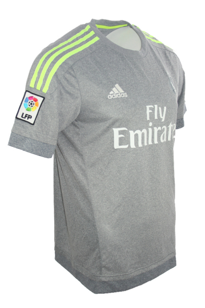 Adidas Real Madrid Trikot 11 Gareth Bale 2015/16 Away Grau Herren L